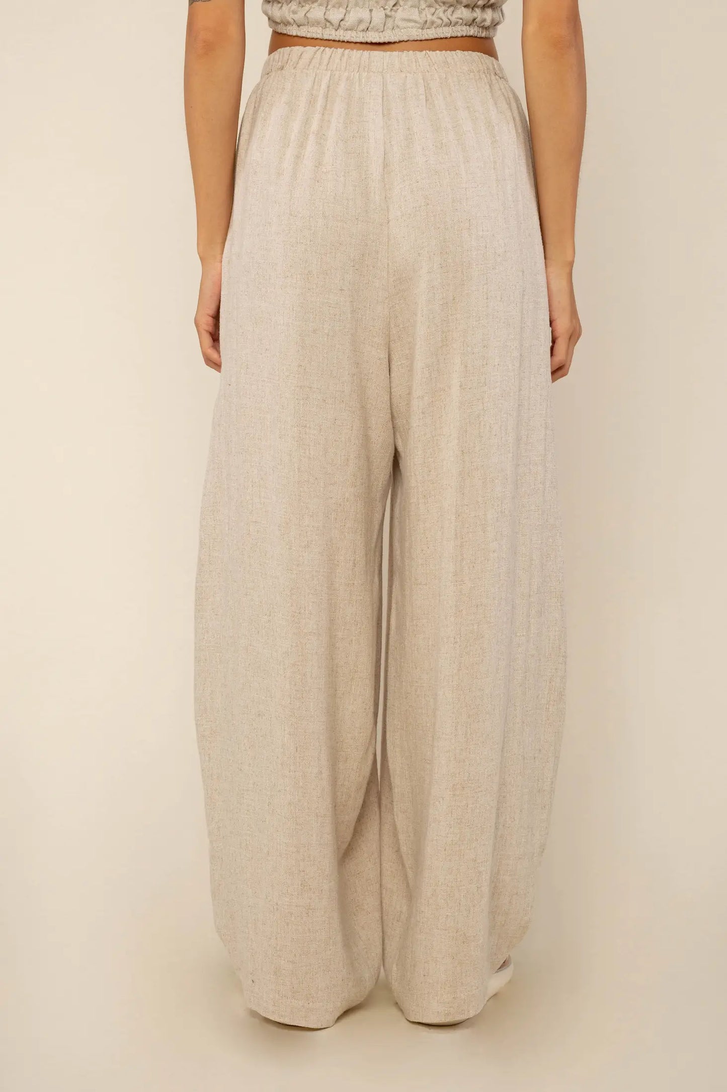 Linen Lantern Pants