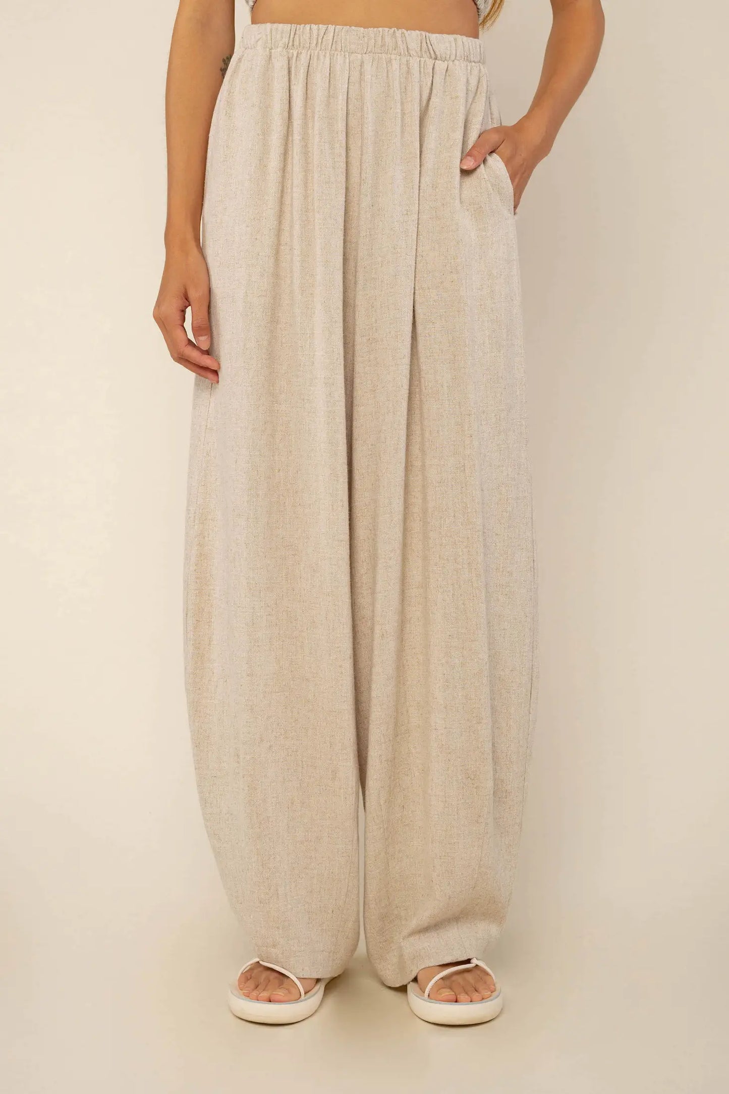 Linen Lantern Pants