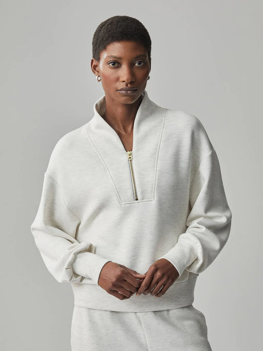 Davidson Sweater in Ivory Marl