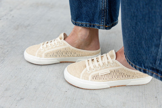 Superga 2402 Mule Macrame - Final Sale