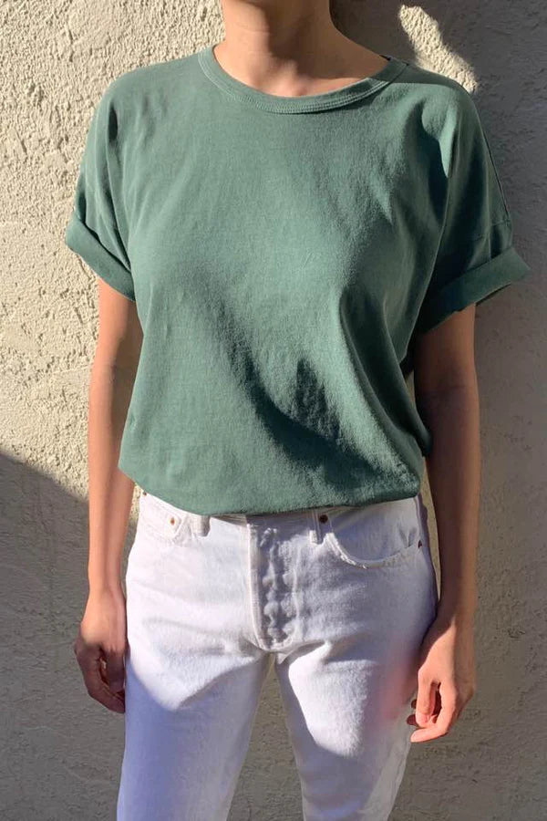 Her Tee in Moss