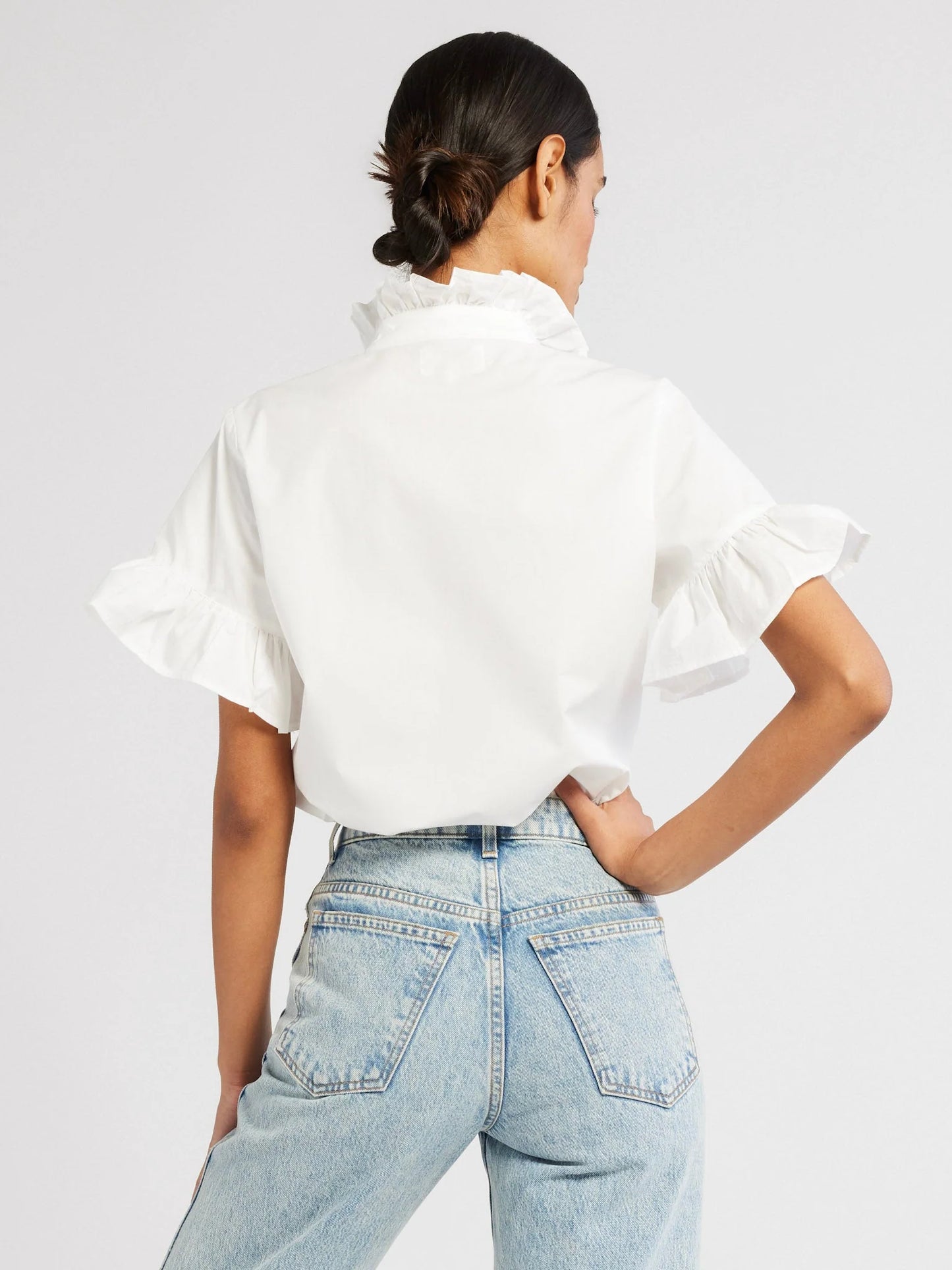 Vanessa Top in White- Final Sale