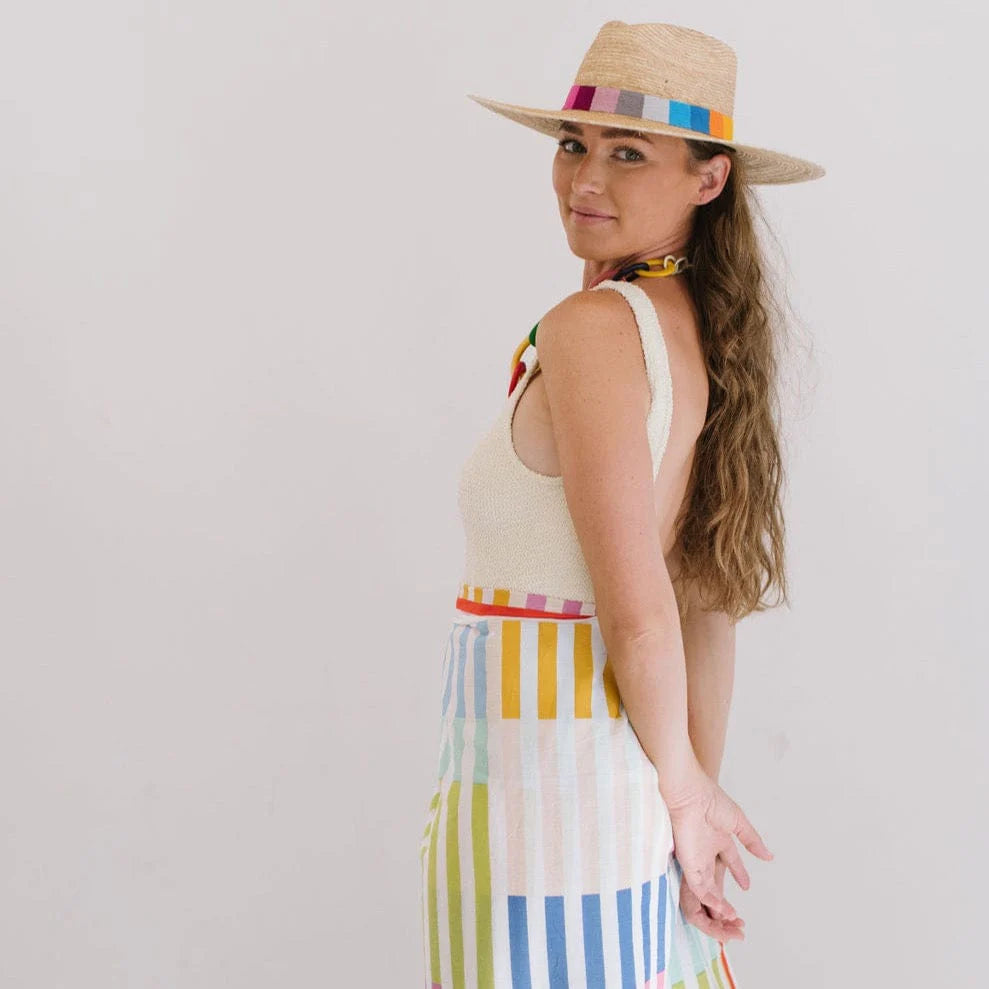 Rainbow Stripe Sarong- Final Sale