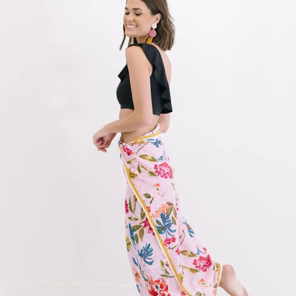 Tropical Floral Sarong